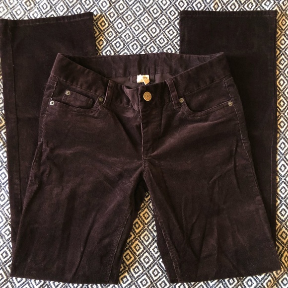 J. Crew Pants - NWOT J.Crew favorite fit cords in aubergine - 4R